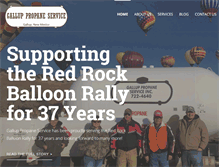 Tablet Screenshot of galluppropaneservice.com